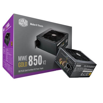 酷冷至尊电源MWE Gold V2 全模組 850W电脑电源