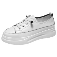 花花公子厚底休闲鞋女百搭小白鞋学生板鞋2019鞋新款女鞋韩版