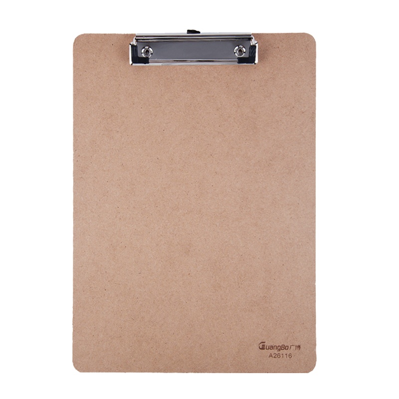 广博(GuangBo) A26116 A4平夹型木质板夹-(单个装)资料板夹 资料夹