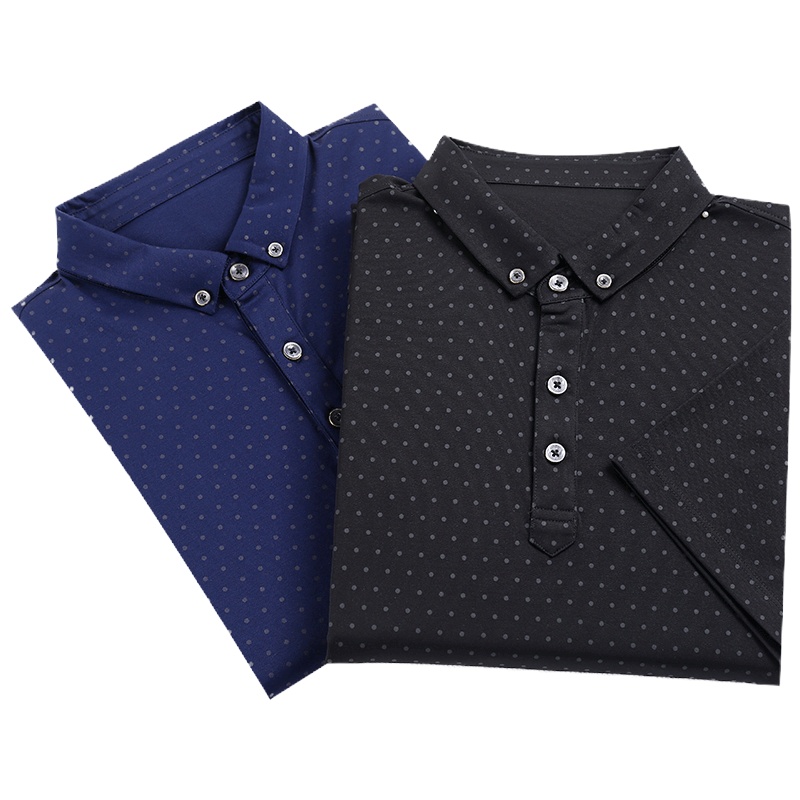 布先生短袖T恤 丝光棉轻商务纯色翻领纯色 短袖男士t恤 AT715