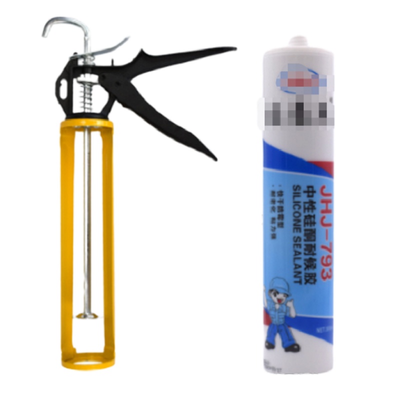 [苏宁自营]3M 玻璃胶套装 一把胶枪+3瓶玻璃胶280ml(白色)(套)