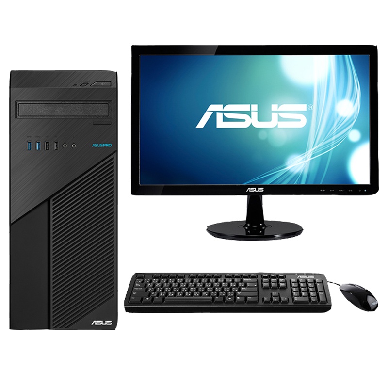 华硕(ASUS)商用台式电脑D324MT 19.5英寸显示器(I5-7400 8G 1TB DOS )