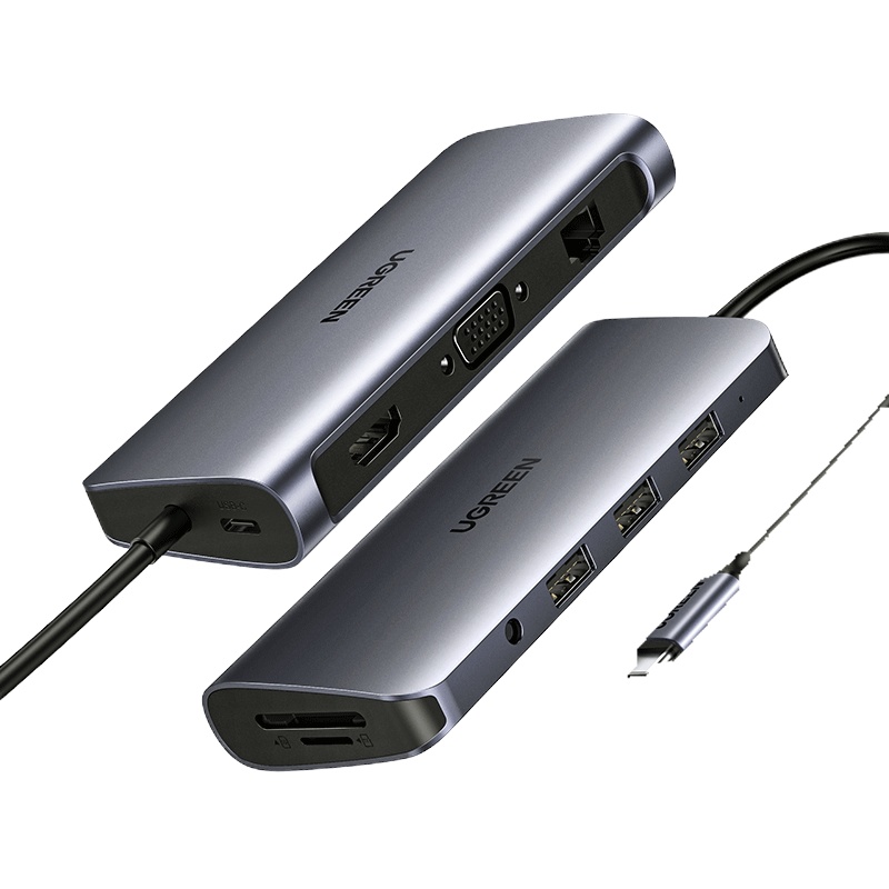 绿联（UGreen）Type-C转HDMI线雷电3转换器VGA拓展坞