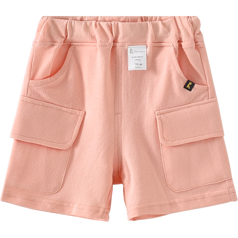 童泰(TONGTAI)夏季新款婴儿裤子男女宝宝1-4岁居家外穿休闲裤纯棉短裤儿童裤子