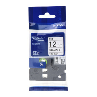 兄弟(brother)原装标签色带TZe-231 白底黑字12mm