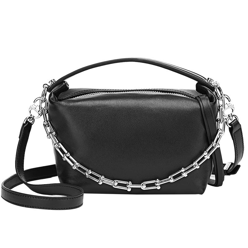 马克华菲2021新款时尚鳄鱼纹牛皮女包女式斜挎包复古手提包单肩包包女