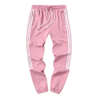 富贵鸟(FUGUINIAO)运动裤女ins潮春秋学生男宽松显瘦百搭三条杠束脚休