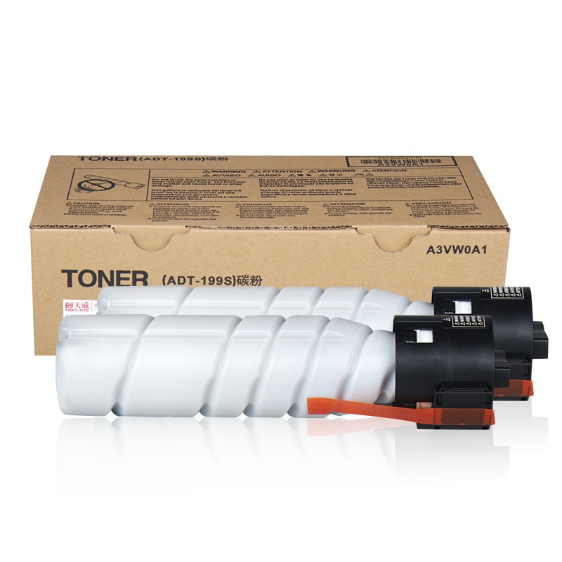 天威 AD199S黑色复印机粉盒 适用于震旦 AD199/AD219/AD239 双支装