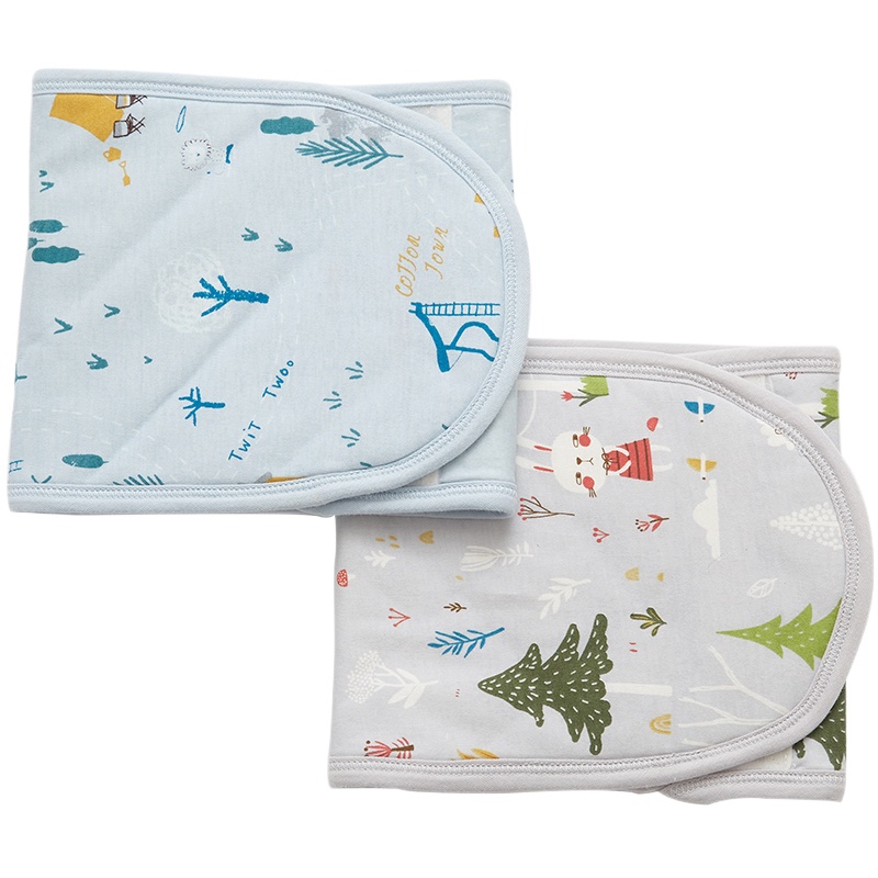 棉花堂婴儿针织夹棉肚围新生儿护肚宝宝肚围婴幼儿肚围新品保暖