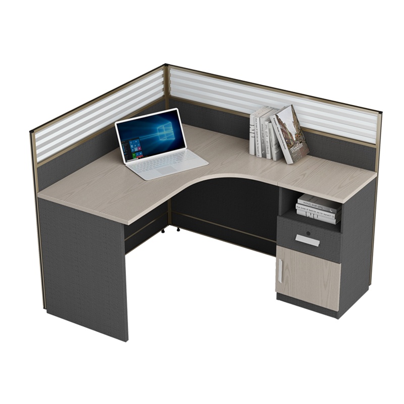 匡大 屏风办公桌1.4米板式单人位职员桌KD-16L2049R