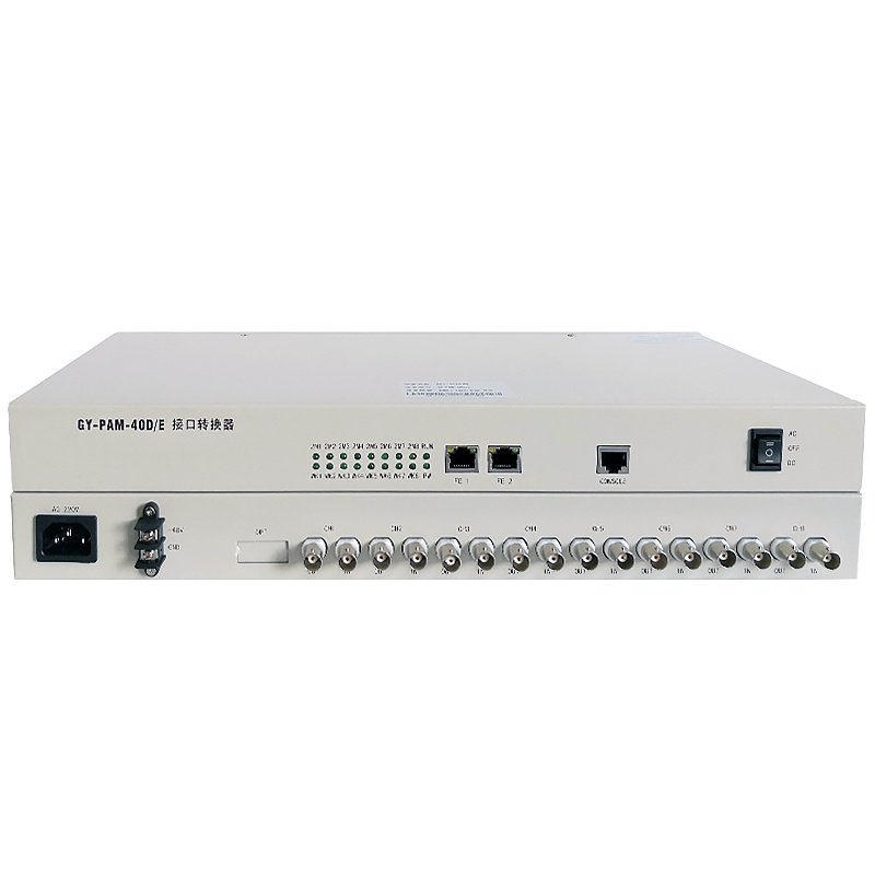 新广邮通(guangyou)GY-PAM-40D/E 8E1转以太网网桥GFP封装