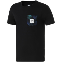 adidas阿迪达斯三叶草男装运动休闲小LOGO圆领短袖T恤DU8338