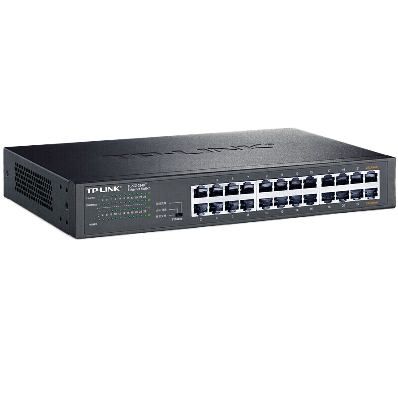TP-LINK TL-SG1024DT 24口千兆交换机 非网管T系列