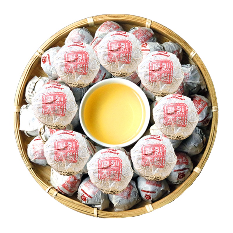 2018年 云章 龙珠系列 磨烈大树 临沧普洱茶小沱茶 云南普洱茶龙珠 生沱 单颗 茶窝茶叶