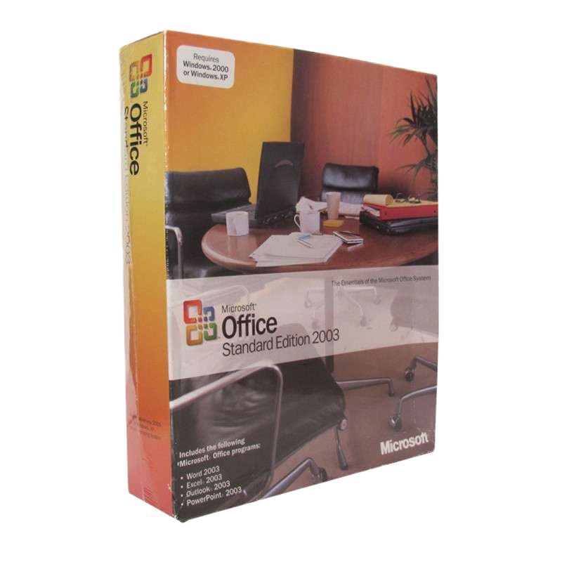 微软原装正版office办公软件 office 2003 英文标准版 彩包 FPP