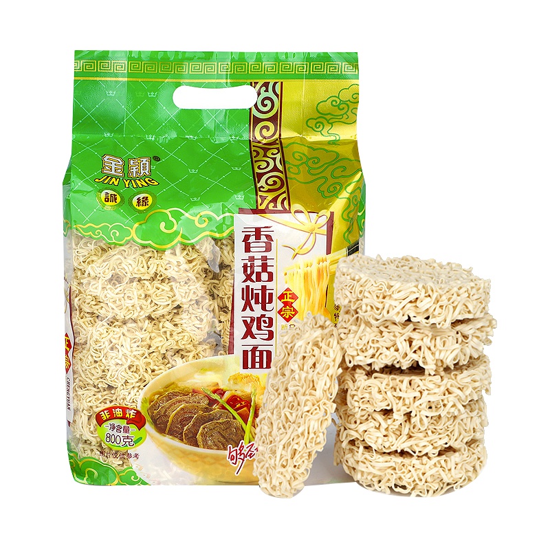 金颖(JIN YING) 正宗新鲜美味香菇炖鸡面14块/袋