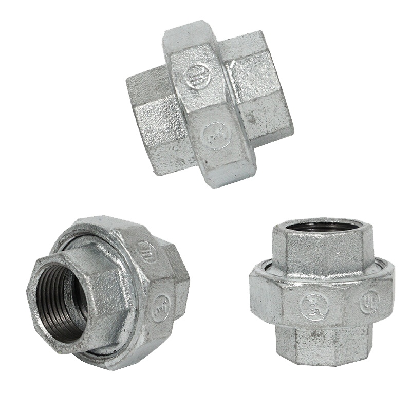 建支 国标热镀锌油任/活接头/丝扣活接 玛钢 1.2寸DN32 10个/包 1包 (货期3-5天)