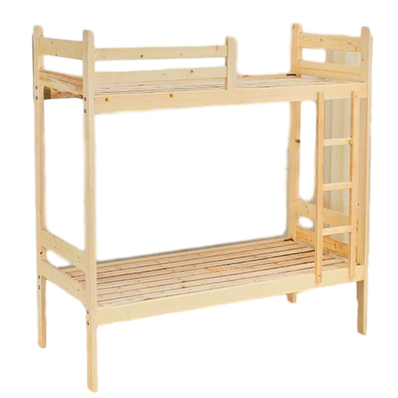 逐鹿中原实木双层上下铺床 公寓宿舍床全实木松木床TY-245高低床1200mm*2000mm 含两张床垫(规格款式可选)