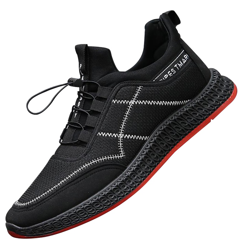 暮思君 2019春夏季 潮流百搭男士休闲鞋 新款运动鞋透气跑步鞋子男软底潮鞋