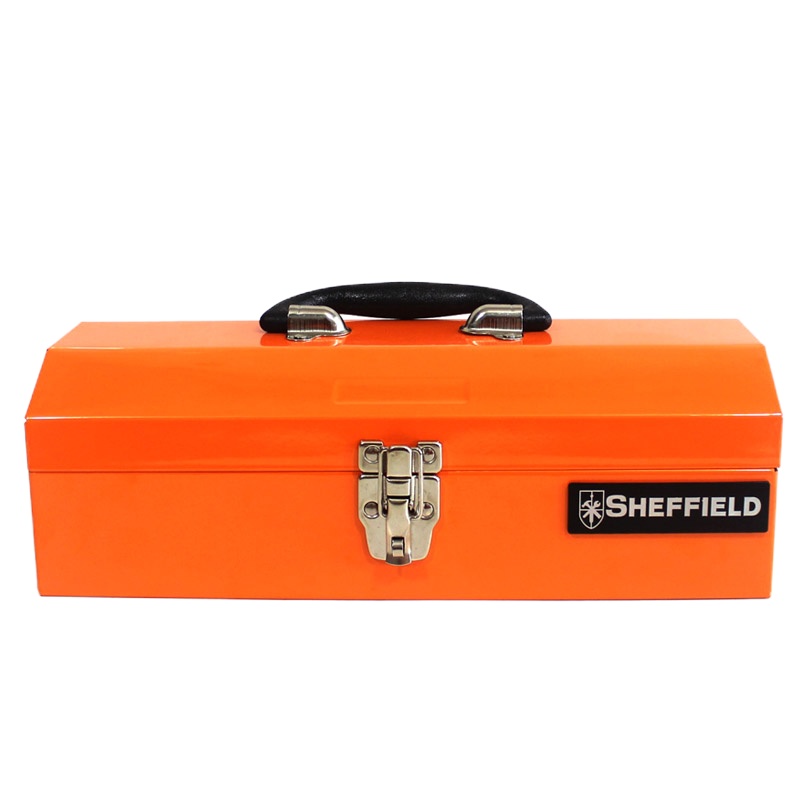 钢盾 S025001 手提工具箱14" 铁皮箱 360X150X115mm