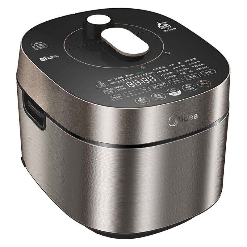 美的(Midea) MY-HT5072P 电压力锅·多功能 一锅两煮 银
