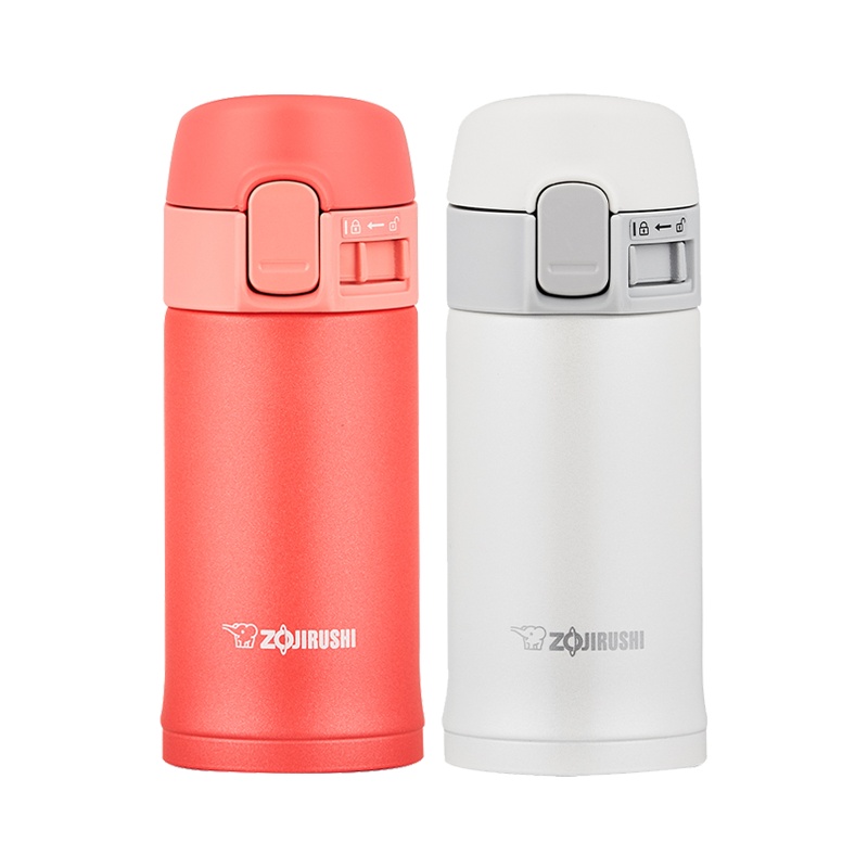 象印(ZO JIRUSHI)保温杯SM-PC20真空304不锈钢保温杯水杯便携茶杯迷你进口杯子保温杯保冷杯单手开盖弹盖杯