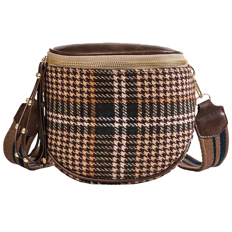 Royal Maine 女款单肩包休闲小包包女包斜挎包新款女士包时尚宽肩带斜挎女包