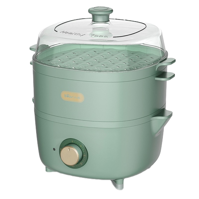 小熊(bear)DZG-D40E1电蒸锅家用小型双层大容量早餐机全自动断电
