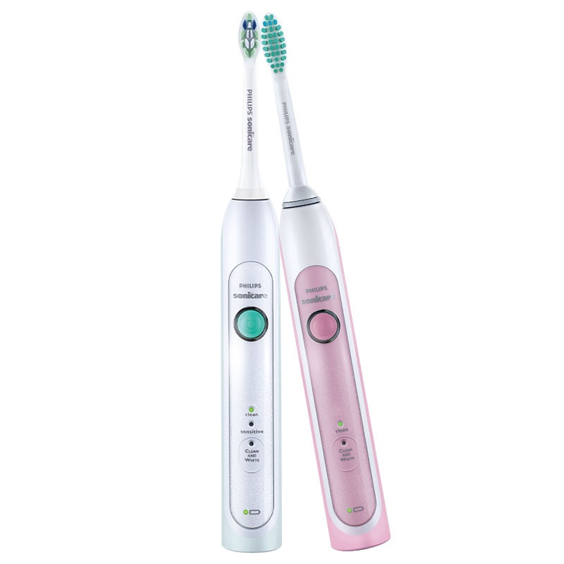 飞利浦(Philips)电动牙刷情侣款 成人声波震动式 男女充电式牙刷 情人节礼物礼盒 HX6730/HX6761