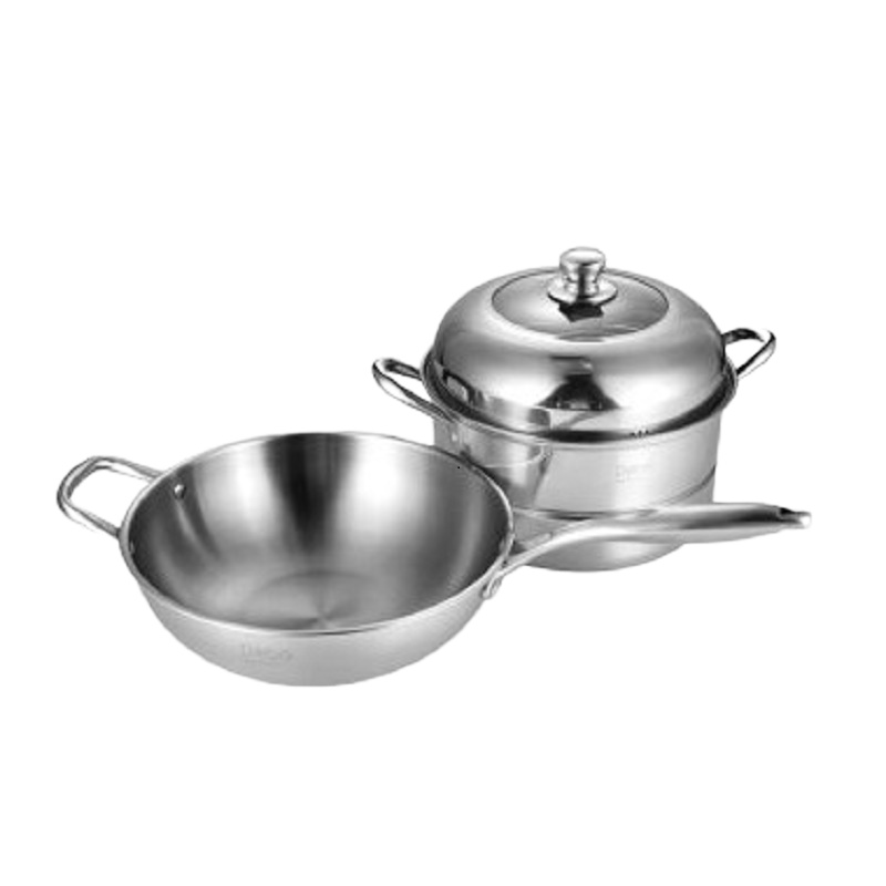 Debo德铂 艾伦堡不锈钢锅具套装汤锅炒锅火锅 厨具套装锅DEP-317 单套装