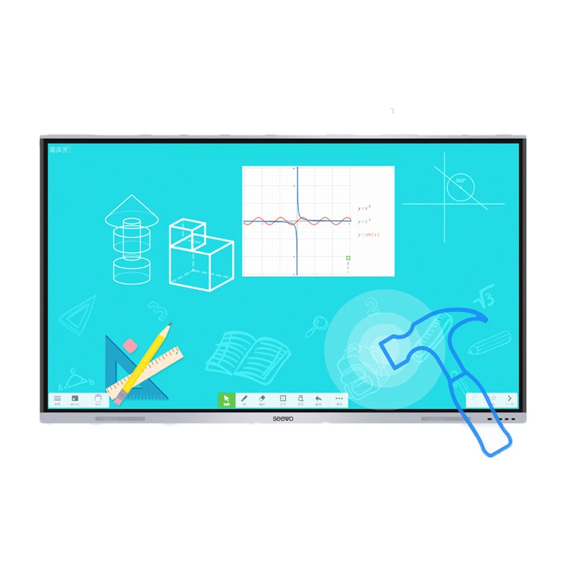 希沃(seewo)HE86EF 多媒体教学一体机 交互式智能电子白板触控触摸屏 (仅触摸屏)