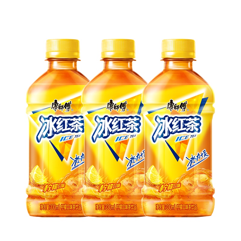 康师傅冰红茶小瓶装茶饮料330ml*5瓶夏季饮料
