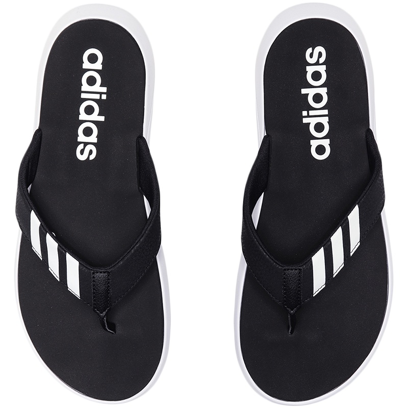 【自营】阿迪达斯男鞋拖鞋户外游泳沙滩凉鞋一字拖运动鞋EG2069