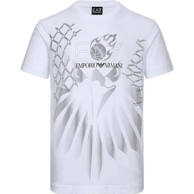 EMPORIO ARMANI EA7 阿玛尼 男士棉质圆领短袖T恤 3GPT13 PJT7Z