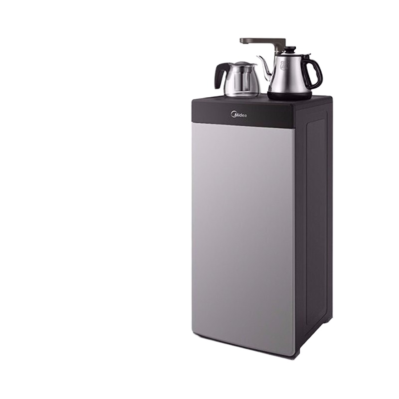 美的(Midea)茶吧机立式饮水机家用办公智能多功能下置式温热型饮水器 YR1016S-X 山脉灰