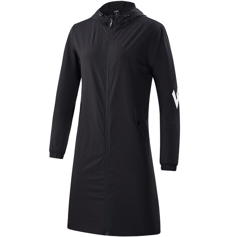 特步单风衣女薄款秋季新款女装982328140230