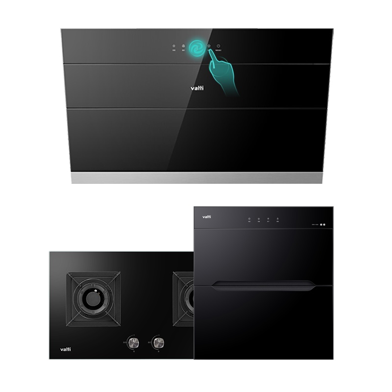 [变频款]华帝(vatti)三腔·创世S7+62B烟灶套餐24m³大吸力欧式抽油烟机四驱全翼5.0kW聚能灶大火力燃气灶