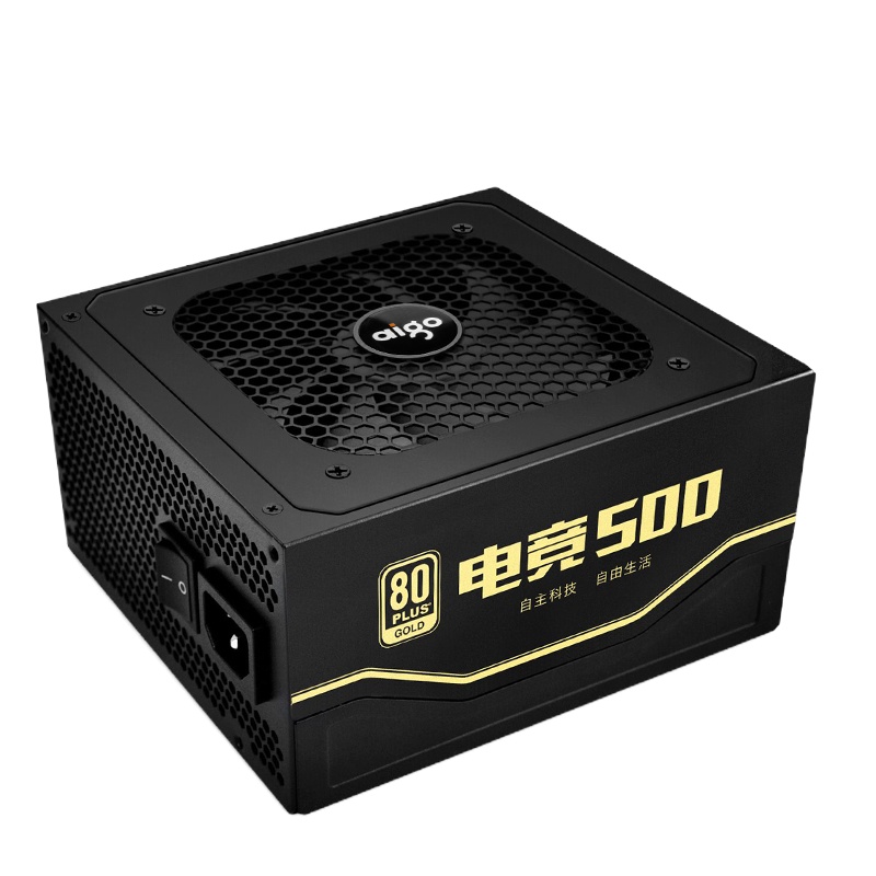 爱国者（aigo）额定500W 台式机电脑电源