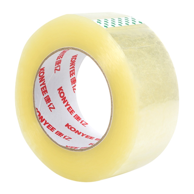 康亿(KONYEE)封箱胶带透明打包胶带强粘性快递打包封箱胶带长100m 宽60mm 整箱50卷