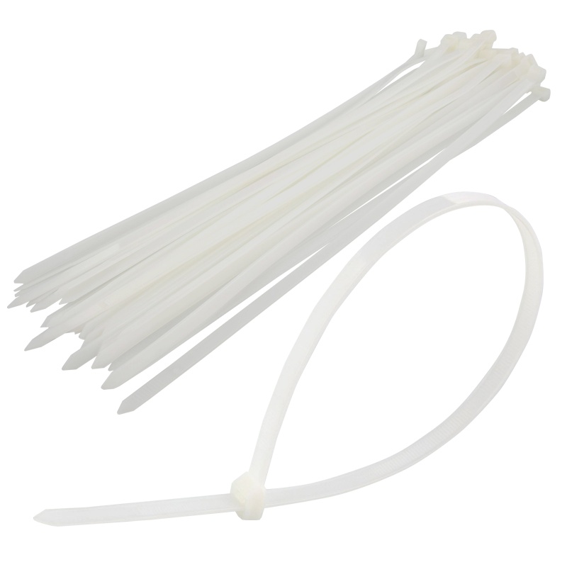 卓顺杰国标环保尼龙扎带9.0*600mm 30根装 束线带 耐高温扎带白色工业用捆绑带072