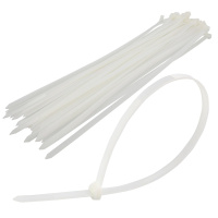 卓顺杰国标环保尼龙扎带9.0*600mm 30根装 束线带 耐高温扎带白色工业用捆绑带072