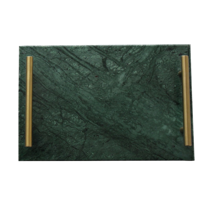 北欧长方形大理石托盘收纳化妆品托盘(定制)