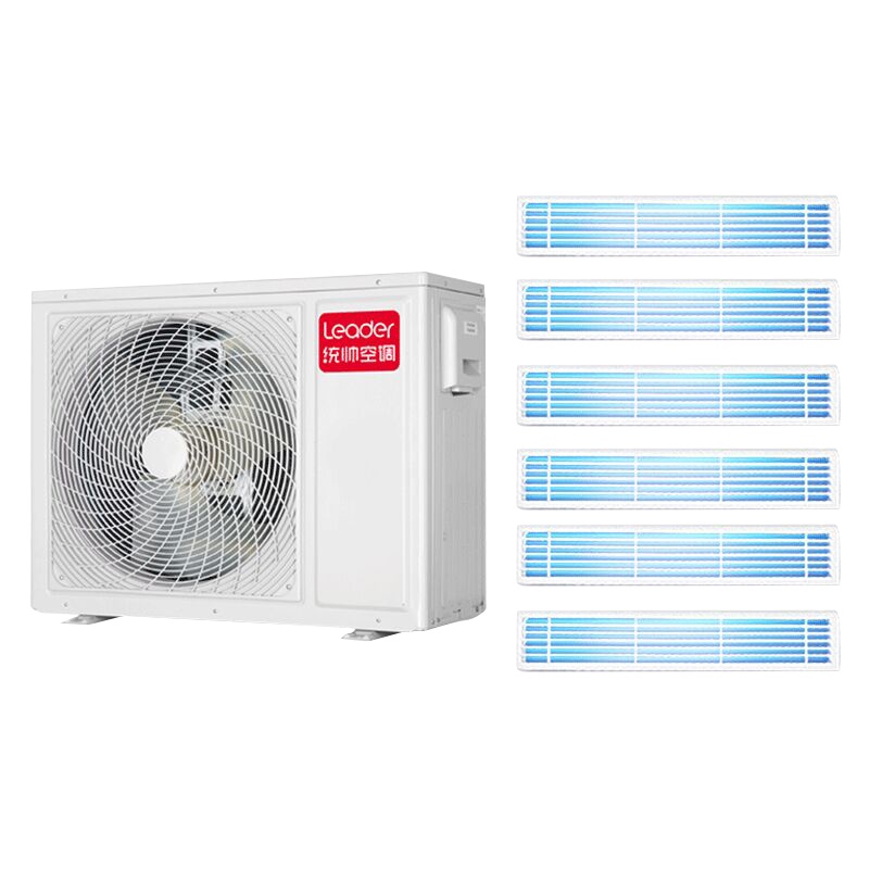 海尔小6.4匹中央空调一拖六冷暖直流变频家用客厅多联机统帅RFC160STSJVA