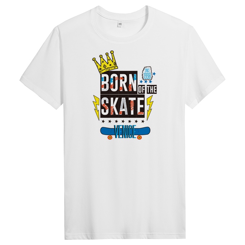 纯棉短袖T恤男纯色圆领宽松体恤夏季男士纯色衣服潮 DT10846