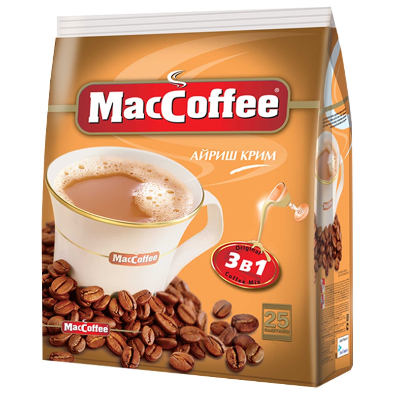 美卡菲(MacCoffee)3合1即溶咖啡 爱尔兰风味450g (18g*25包)马来西亚进口