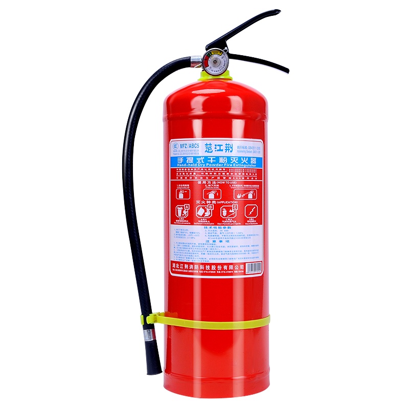 江荆消防 楚江荆手提式干粉灭火器5公斤 车载商用家用灭火器MFZ/ABC5