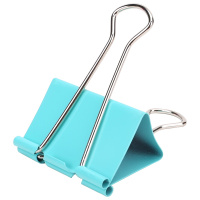 得力(deli) 8552ES 彩色长尾夹 41mm 多色混装 XHJ 24只/盒