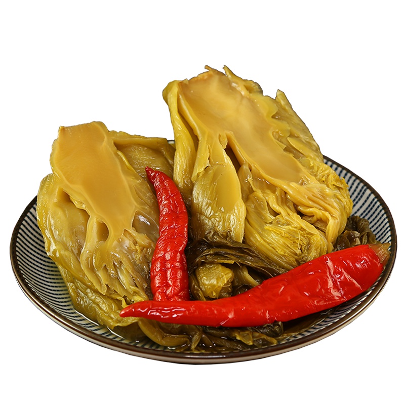 爱蜀味 正宗泡酸菜 四川新繁泡菜 老坛泡青菜400g