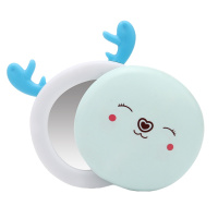 暖手宝新款卡通usb充电二合一美妆镜暖宝宝