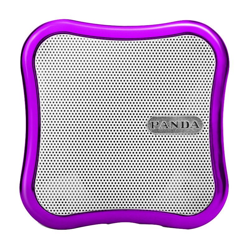PANDA/熊猫DS-122便携式插卡收音机音箱MP3播放器小型迷你听歌唱戏音乐戏曲充电插卡音响 紫色